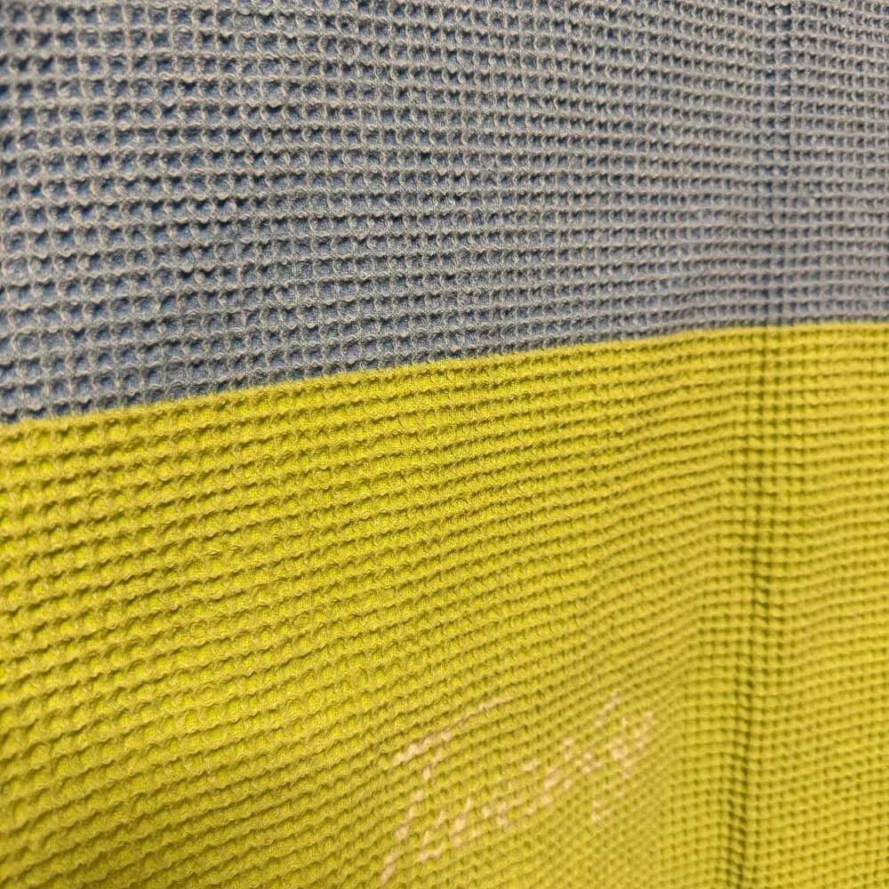 Vtg 90s Y2K Baby Looney Tunes Tweety Bird waffle knit crib blanket - 50 x 30